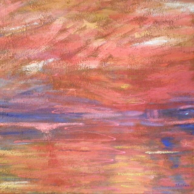 Painting titled "Omaggio a Turner" by Nicoletta Furlan, Original Artwork