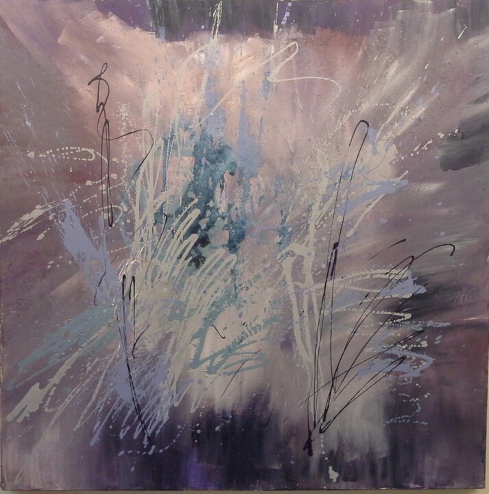 Painting titled "Attraversamenti" by Nicoletta Furlan, Original Artwork