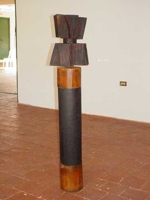 Escultura titulada "Serie Barrenas" por Nidia Delmoral, Obra de arte original, Media mixtos