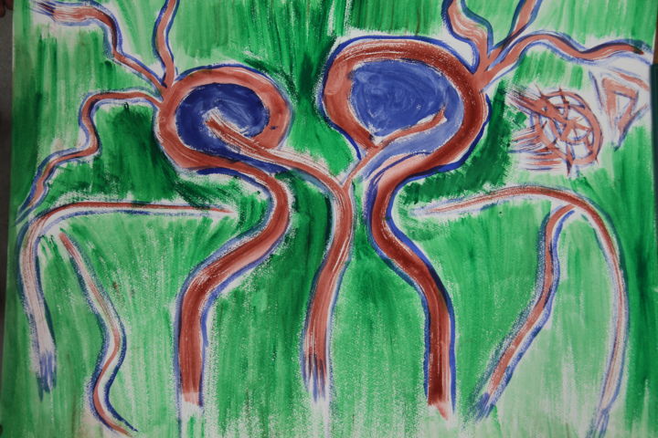 Painting titled "Gatsfield" by Gatsfield, Original Art, Airbrush