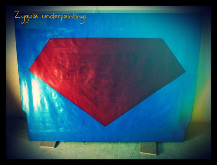Artigianato intitolato "Under Painting" da Highlander Nightlion, Opera d'arte originale,