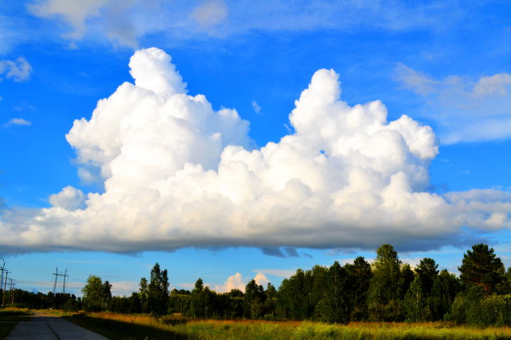 Фотография под названием "Облака августа" - Николай Матюшенков, Подлинное произведение искусства, Цифровая фотография