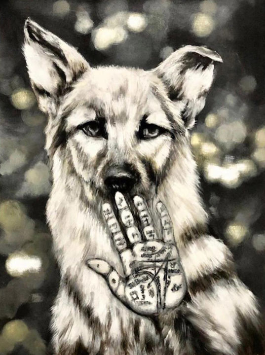 Painting titled "Killing Beliefs" by Nikan Nejat, Original Art, Acrylic