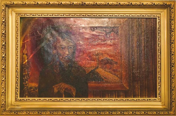 Pittura intitolato "Premonition by Nika…" da Nikas Safronov, Opera d'arte originale, Olio