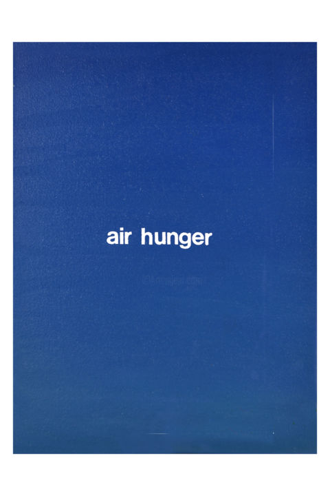 Schilderij getiteld "Air hunger" door Niki Gulema, Origineel Kunstwerk, Olie