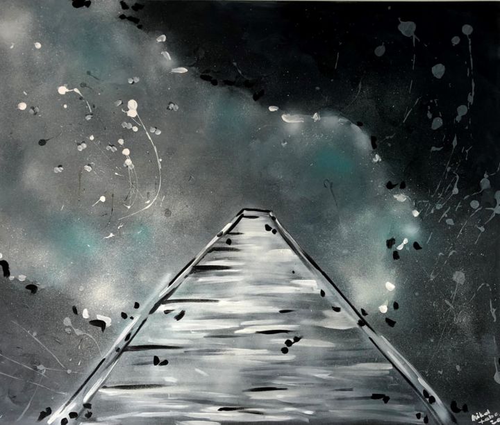 Painting titled "Open your mind" by Nikol Valdman, Original Art, Acrylic