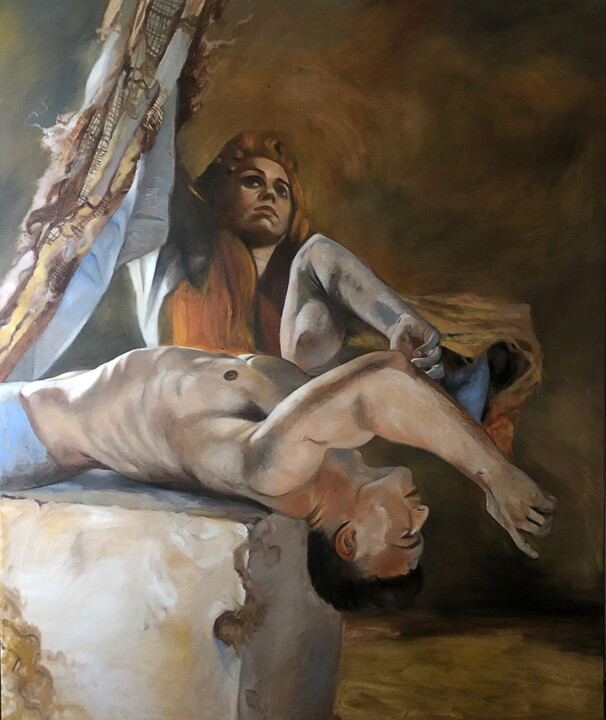 Pittura intitolato "Desire" da Nikola Magdolen, Opera d'arte originale, Olio