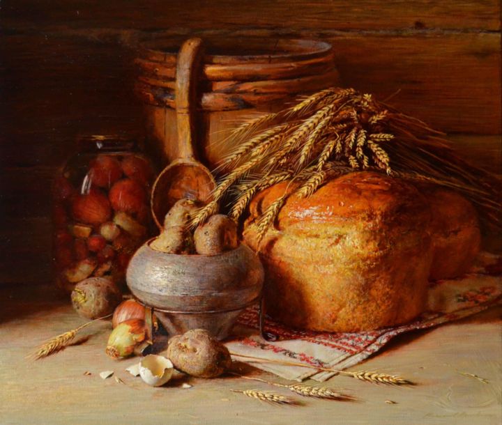 Painting titled "received-4192177255…" by Iurii Viktorovich Nikolaev, Original Artwork, Oil