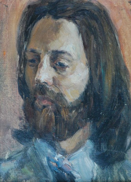 Painting titled ""Ivan"" by Nikolai Chebotaru, Original Artwork