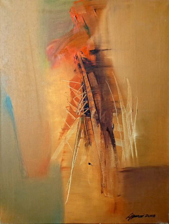 Painting titled "experience -III" by Nikolai Taidakov, Original Artwork, Oil