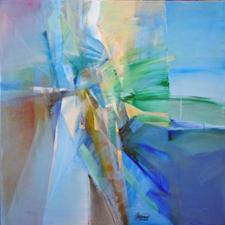 Painting titled "thorny "a way to th…" by Nikolai Taidakov, Original Artwork, Oil