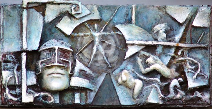 Sculptuur getiteld "faces" door Nikola Radonjic Johnny, Origineel Kunstwerk