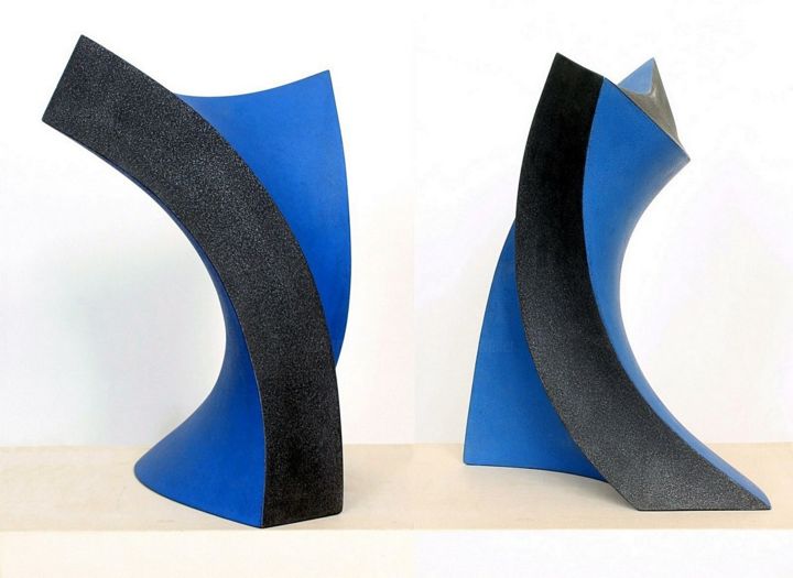 Sculpture intitulée "torsionata" par Nikolaus Weiler, Œuvre d'art originale, Aluminium