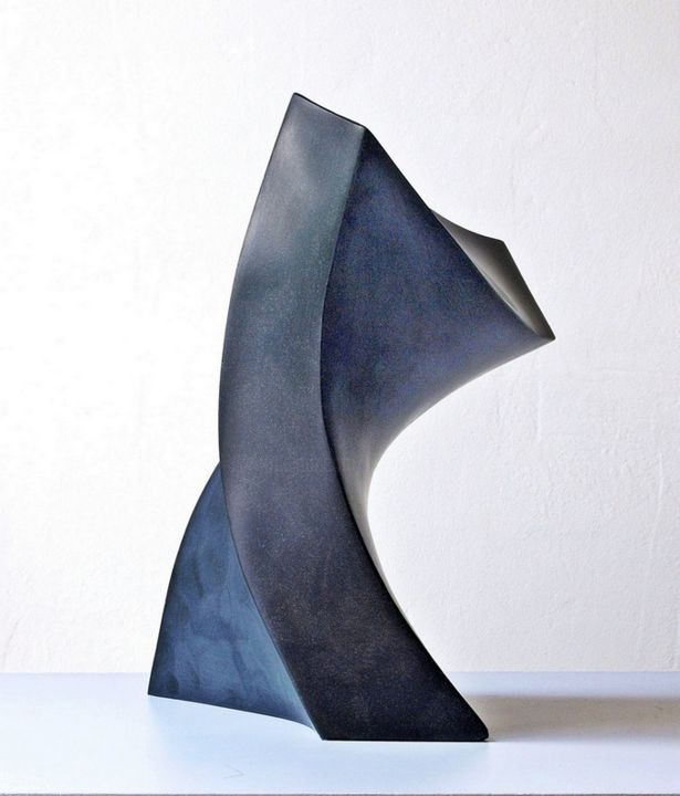 Sculpture titled "torsa" by Nikolaus Weiler, Original Artwork, Metals