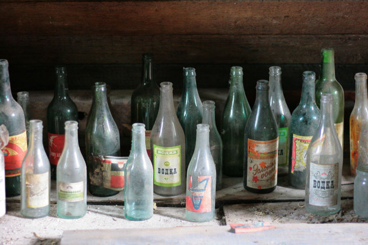 Photography titled "Old Bottles" by Nikolay Biryukov, Original Artwork