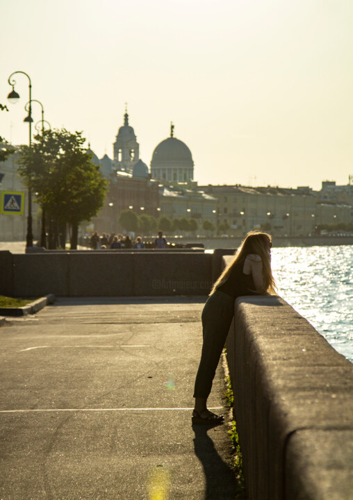 Fotografía titulada "Contemplation" por Nikolay Efimov, Obra de arte original, Fotografía digital