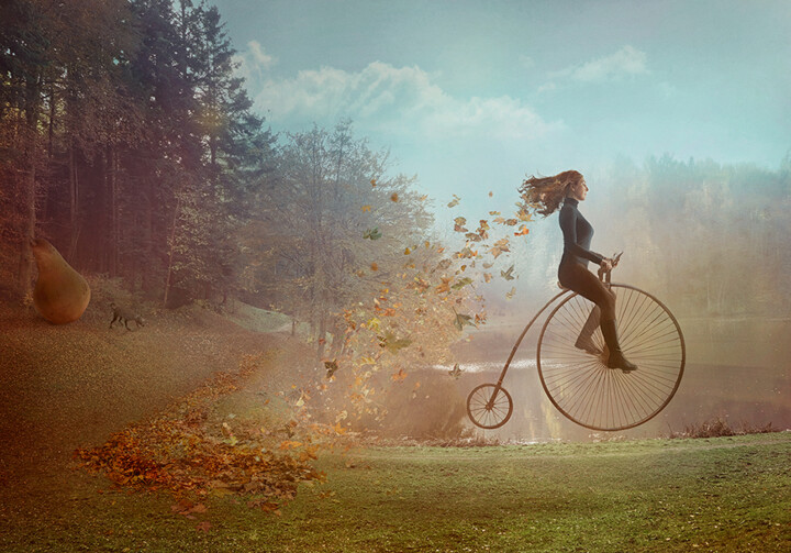 数字艺术 标题为“Autumn 65x45cn” 由Nikolina Petolas, 原创艺术品, 照片蒙太奇