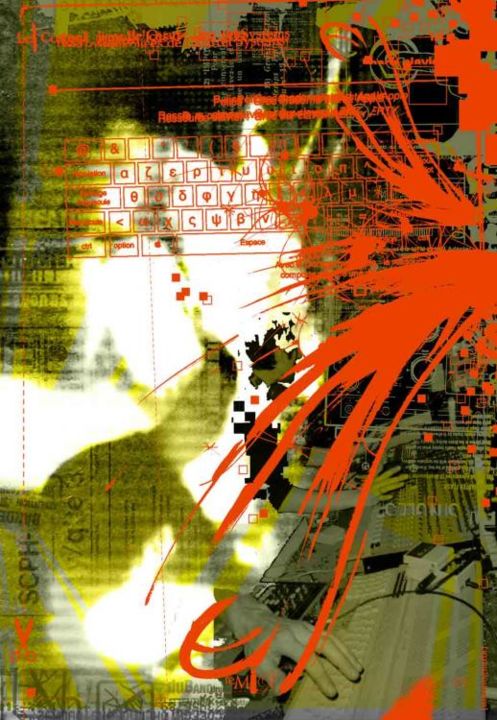 Arts numériques intitulée "dubandrums remix" par Nikonografik, Œuvre d'art originale, Collage numérique