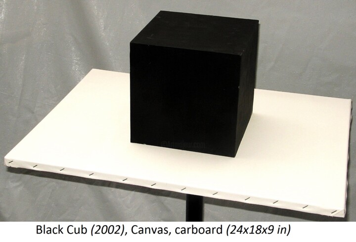 "Black cub" başlıklı Kolaj George Nikonov tarafından, Orijinal sanat, Kolaj