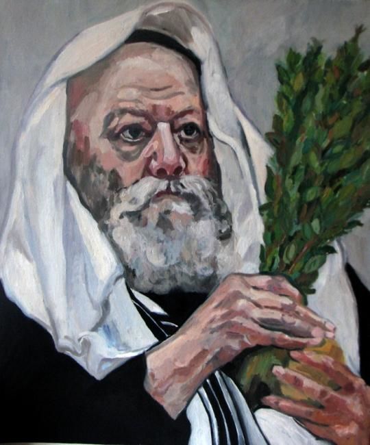 Картина под названием "Rebbe" - N.Snoyanova, Подлинное произведение искусства
