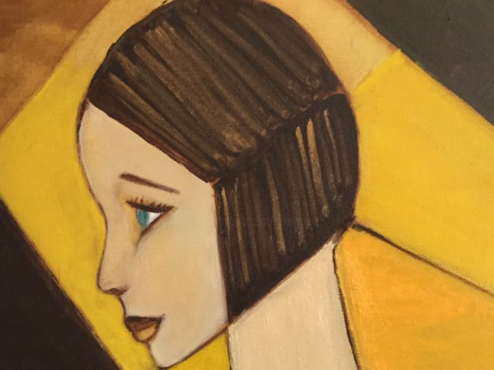 Pintura titulada "Giselle" por Nilda Raw, Obra de arte original, Acrílico