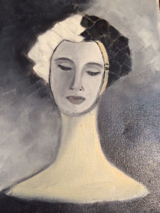 Pittura intitolato "O disfarce" da Nilda Raw, Opera d'arte originale, Altro