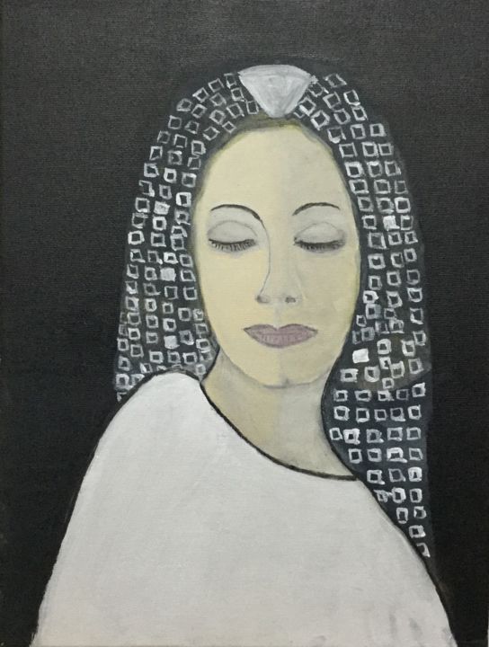 Pintura titulada "Serenity" por Nilda Raw, Obra de arte original, Acrílico