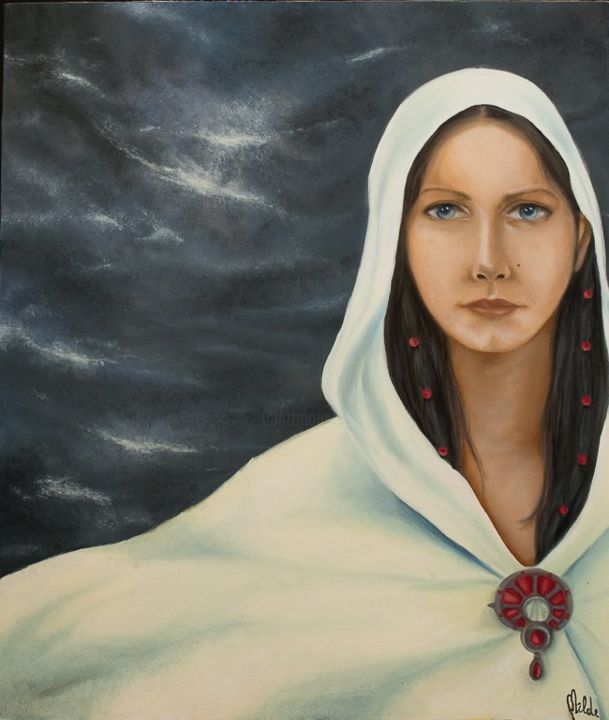 Pittura intitolato "inverno.jpg" da Nilde Isernia Di Palma, Opera d'arte originale, Olio