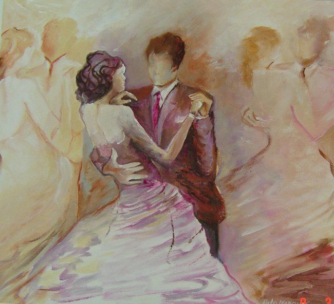 Pintura intitulada "DANCE" por Nilo Marques Gouvea, Obras de arte originais
