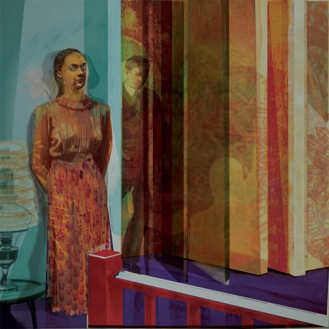 Painting titled "3" by Nima Hashemian, Original Art,