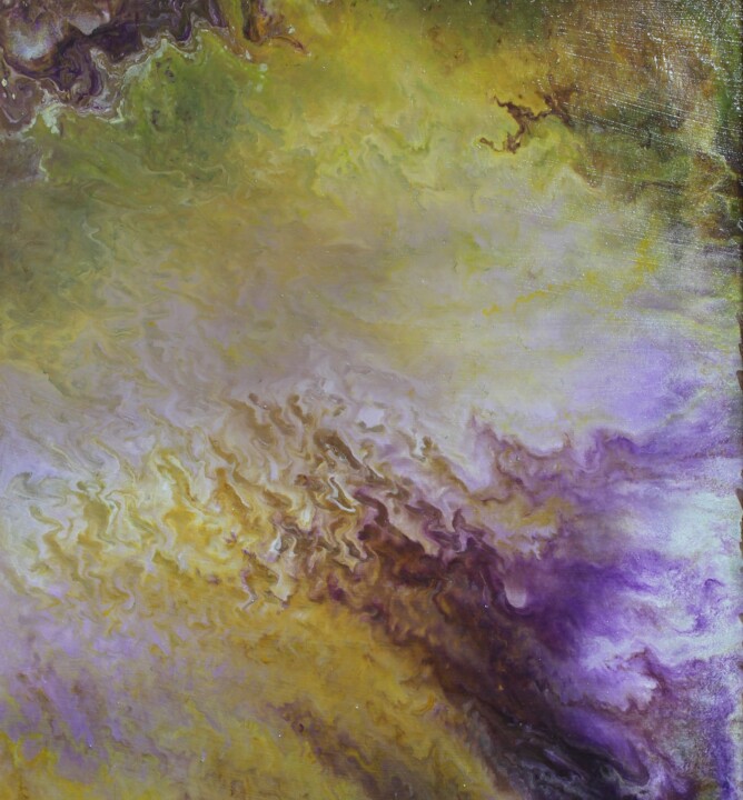 Картина под названием "" Disturbing  sea "" - Nina Proshkina, Подлинное произведение искусства, Акрил