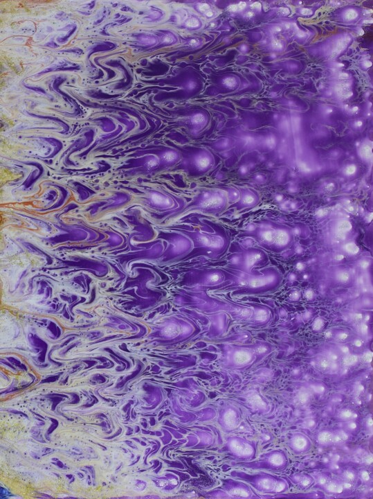 Картина под названием "" Lilac  dreams "" - Nina Proshkina, Подлинное произведение искусства, Акрил