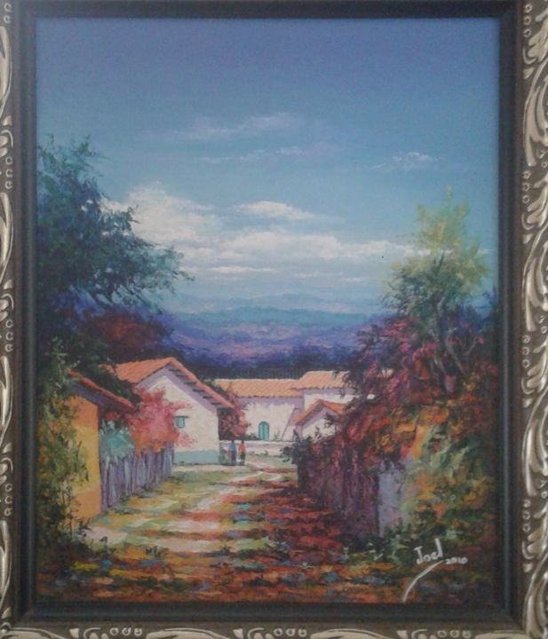 Peinture intitulée "Pintura al oleo" par Joel, Œuvre d'art originale