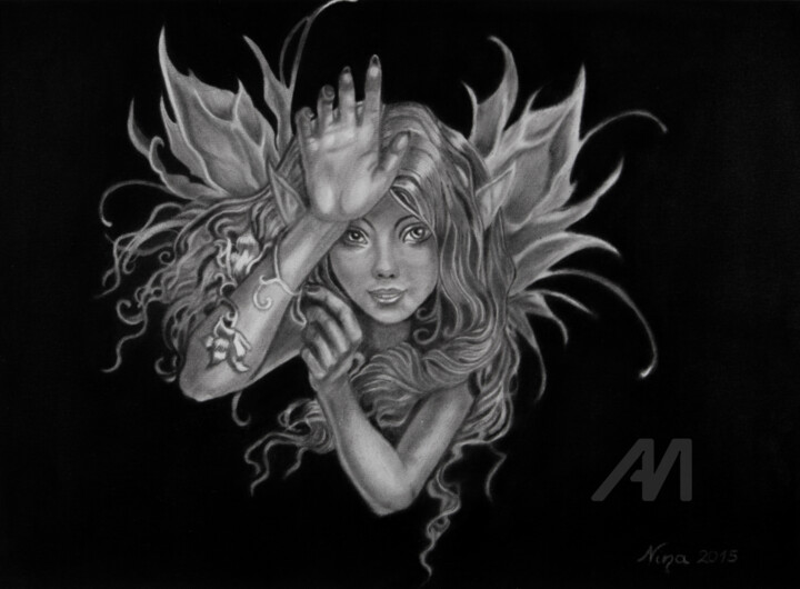 Fee Lutine Painting By Nina Nadine Pillet Artmajeur Fee Lutine Painting By Nina Nadine Pillet Artmajeur
