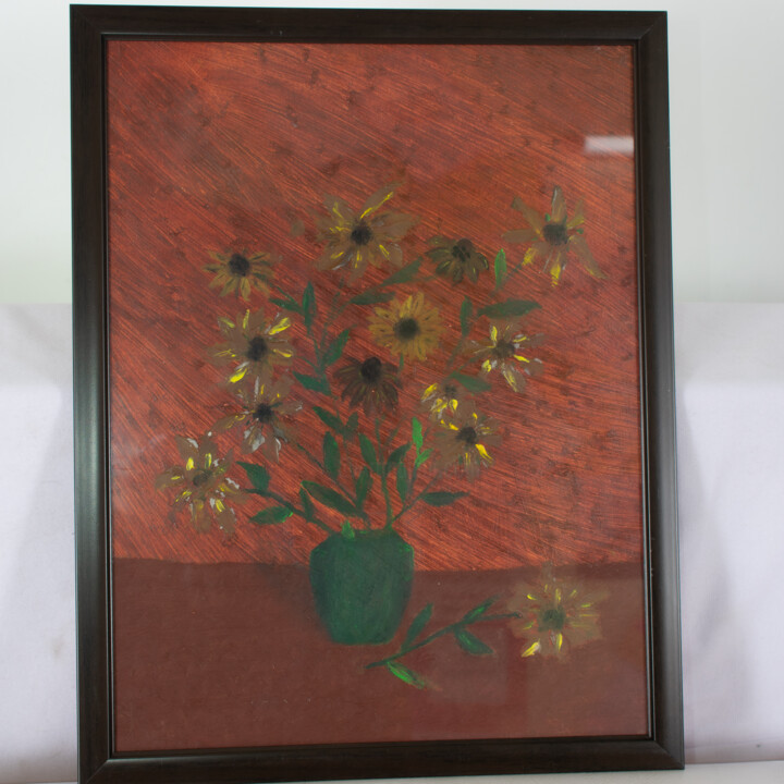 Painting titled "Autumn bouquet" by Ninel Fedenko, Original Artwork, Oil