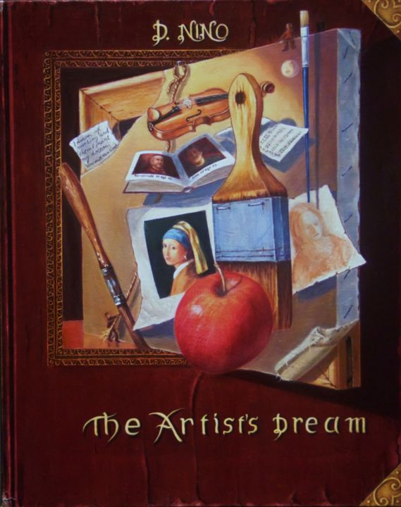 Pintura titulada "The Artist's Dream" por Nino Dobrosavljevic, Obra de arte original, Oleo