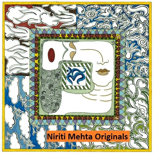 Pittura intitolato "the-core.jpg" da Niriti Mehta Jain, Opera d'arte originale