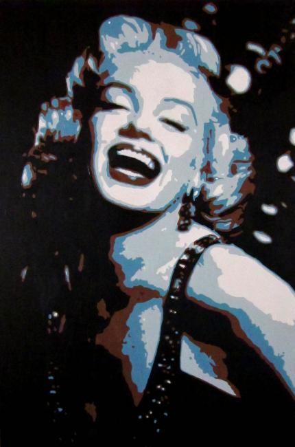 Pintura titulada "Monroe" por Niroe, Obra de arte original