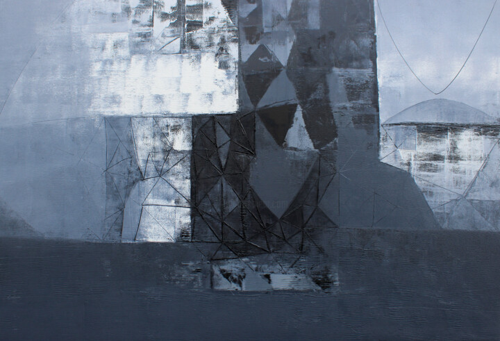 "Abstract-210" başlıklı Tablo Nivas Kanhere tarafından, Orijinal sanat, Petrol