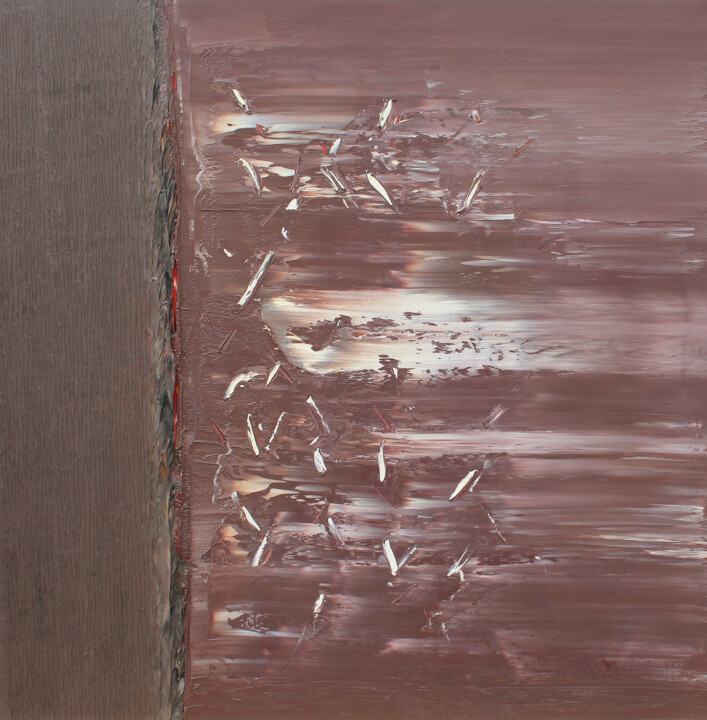 Pittura intitolato "Abstract-212" da Nivas Kanhere, Opera d'arte originale, Olio