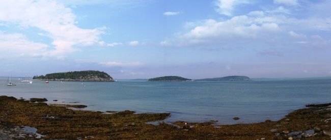 Photography titled "View_of_Bar_Harbor_…" by Nils Lindstrom, Original Artwork