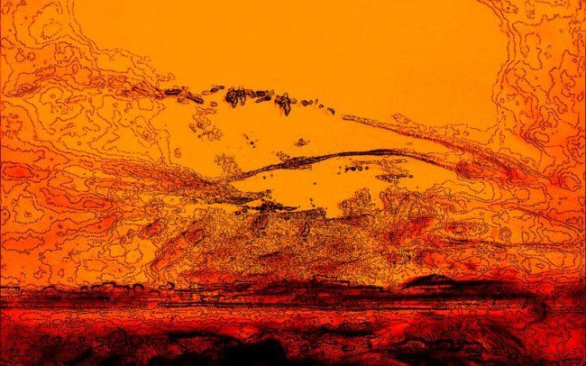 Digitale Kunst mit dem Titel "landscape" von Quitlor, Original-Kunstwerk, Digitale Malerei