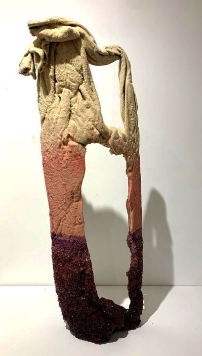 Sculpture titled "When to Say When" by Noah Kashiani, Original Artwork, Resin