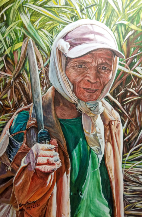 Pintura intitulada "Tapasero" por Noah Sian, Obras de arte originais, Acrílico