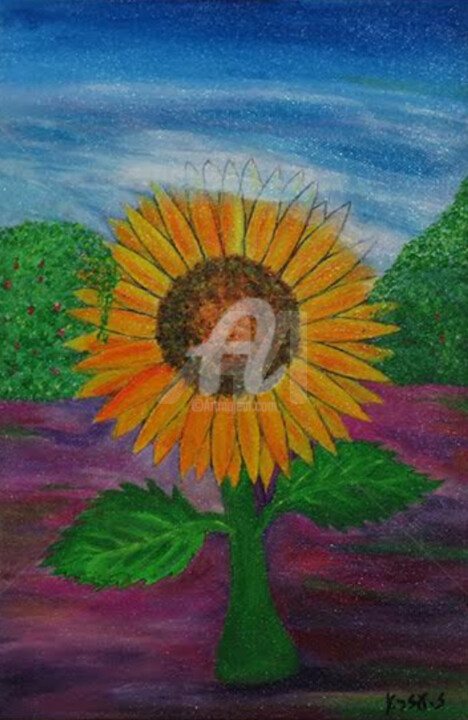 Painting titled "Artist Ezra Zaarur,…" by Ezra Zaarur, Original Art, Acrylic