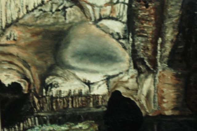 Pittura intitolato "grote" da Daniel Nobécourt, Opera d'arte originale, Olio