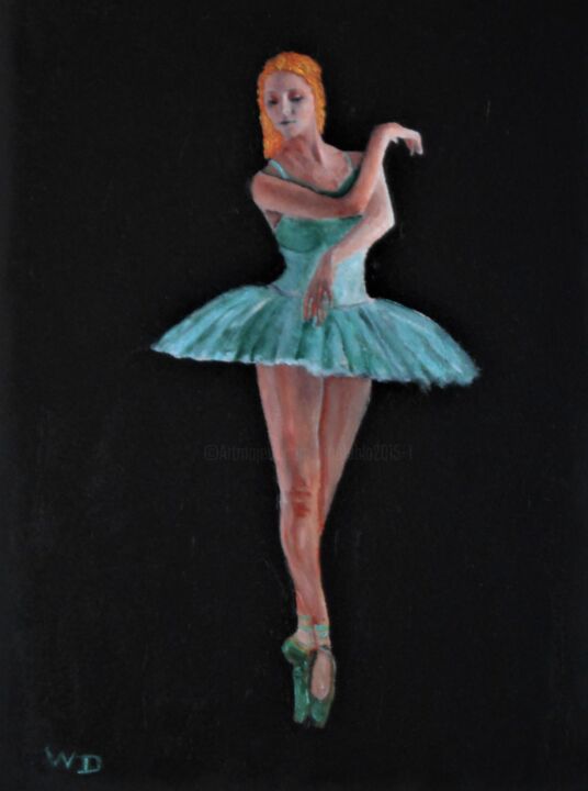 "ballerine" başlıklı Dijital Sanat W-Dagrou tarafından, Orijinal sanat, Petrol