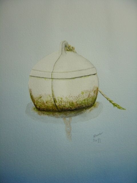 Peinture intitulée "bouée 3" par Noël Barbot, Œuvre d'art originale