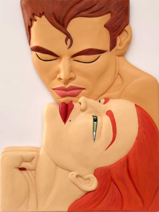 雕塑 标题为“Pasión 1” 由Noelia Muriana, 原创艺术品, 石膏