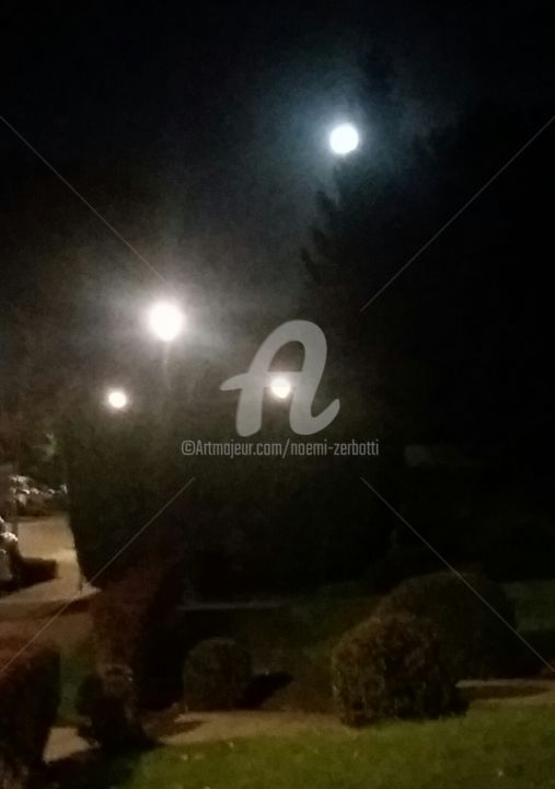 Fotografía titulada "Pleine Lune" por Noemi Zerbotti, Obra de arte original, Otro